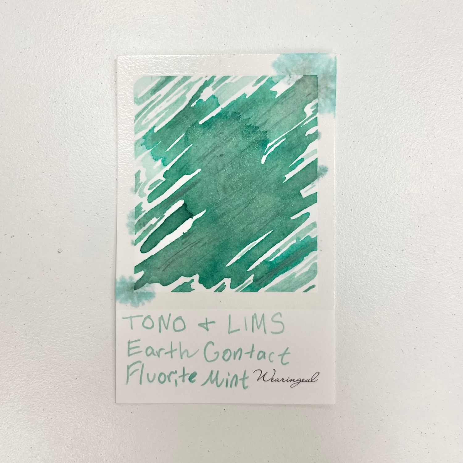 TONO & LIMS - Earth Contact Fluorite Mint Ink