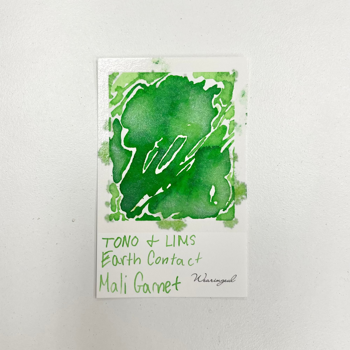 TONO & LIMS - Earth Contact Mali Garnet Ink