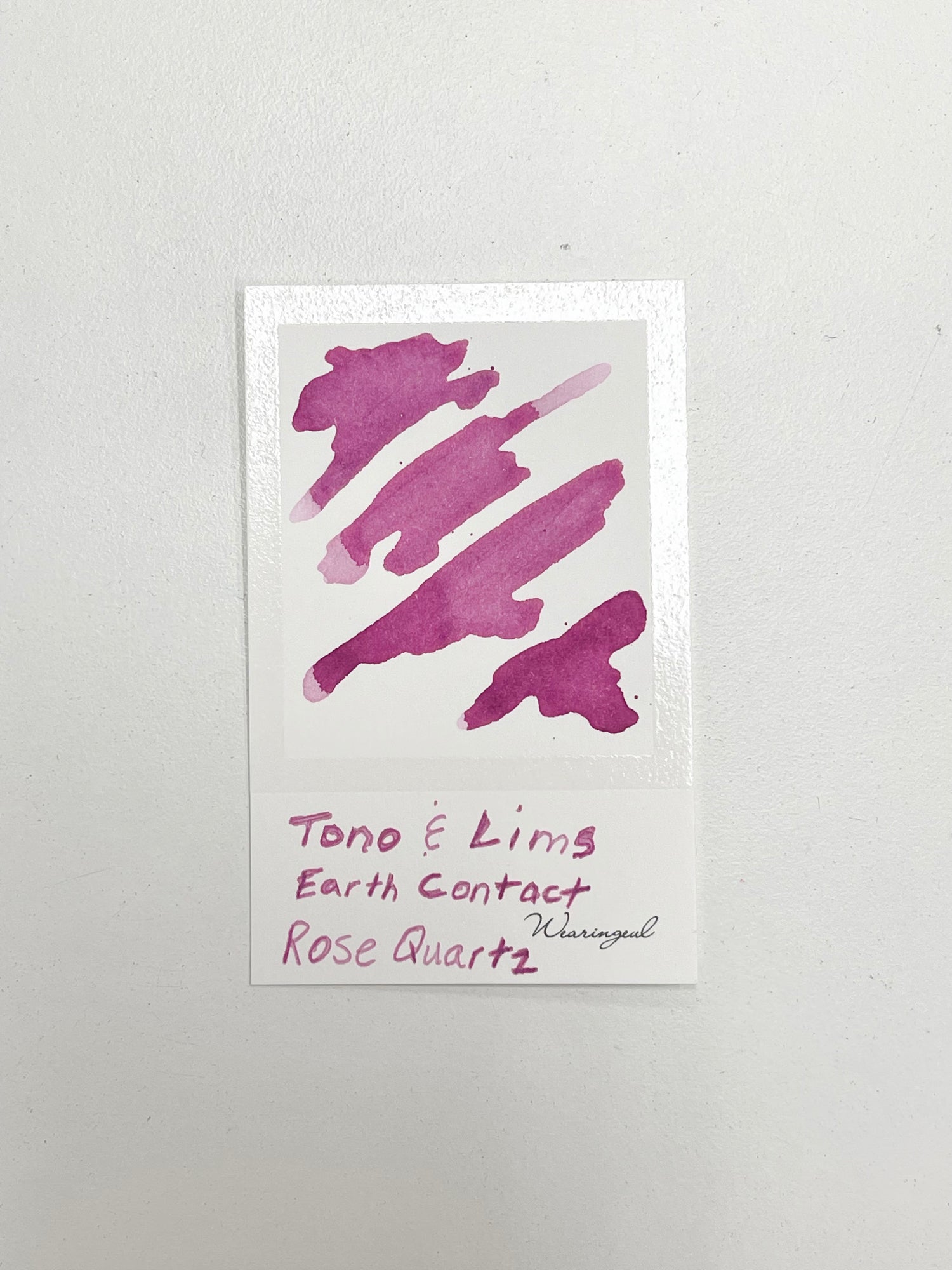 TONO & LIMS - Earth Contact Rose Quartz Ink