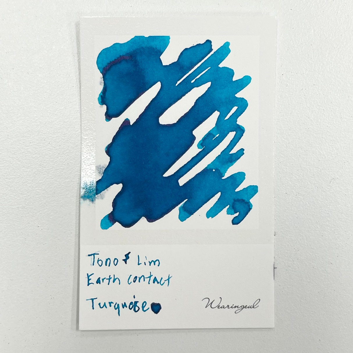 TONO & LIMS - Earth Contact Turquoise Ink