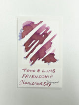 Ink swatch of TONO & LIMS - Friendship Series Glamorous Sky Ink