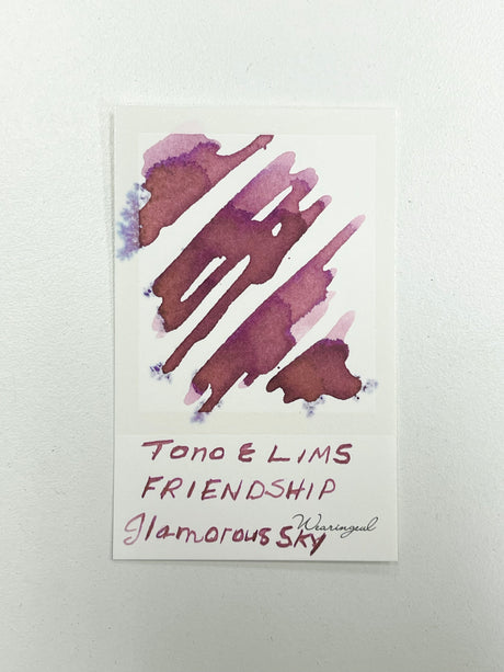 Ink swatch of TONO & LIMS - Friendship Series Glamorous Sky Ink