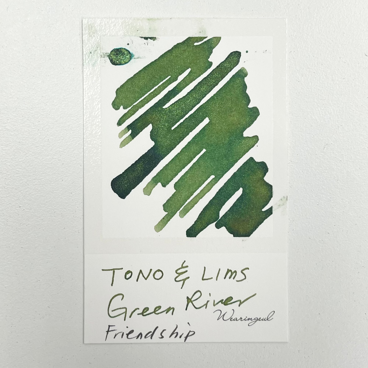 TONO & LIMS Ink - Friendship - Green River – Little Craft Place