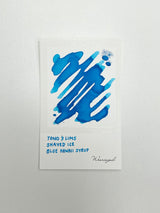 Ink swatch for TONO & LIMS - Shaved Ice Blue Hawaii Syrup Ink