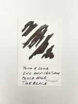 Ink swatch for TONO & LIMS 2nd Anniversary Black Hole The Black Ink