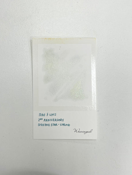 Ink swatch for TONO & LIMS 2nd Anniversary Shooting Star Spring Ink