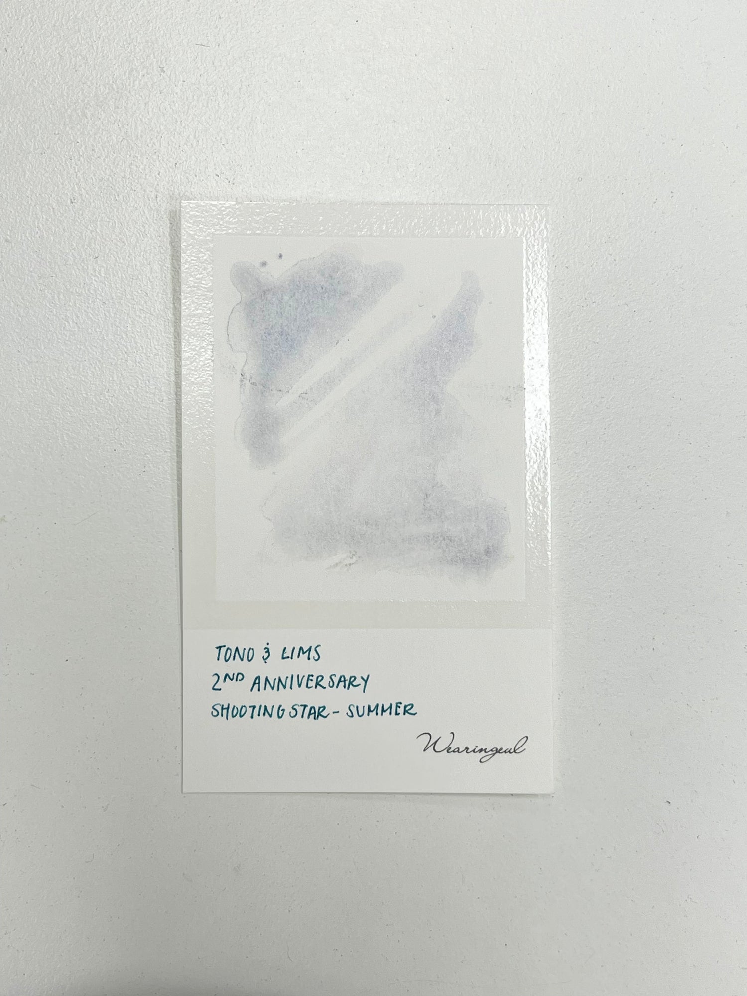 Ink swatch for TONO & LIMS 2nd Anniversary Shooting Star Summer Ink