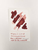 Ink swatch for TONO & LIMS Crossover Line Das Lied von der Erde: Mahler