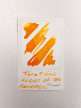 Ink swatch of TONO & LIMS Crossover Line Flight of the Bumblebee