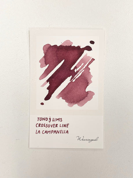 Ink swatch of TONO & LIMS Crossover Line La Campanella