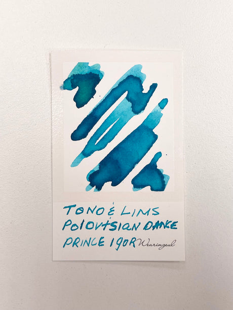 Ink swatch of TONO & LIMS Crossover Line Polovtsian Dances Borodin: Opera "Prince Igor"