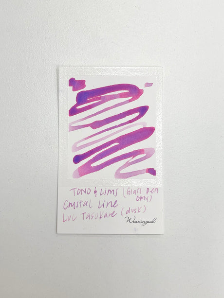 TONO & LIMS Crystal Line LUC Collection 誰そ彼 Tasokare Ink (Glass Pen Only)