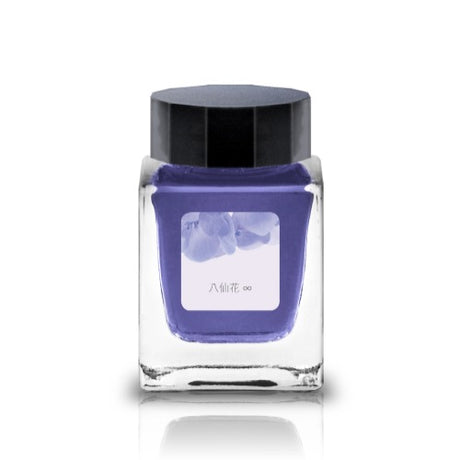 八仙花 0:00 (Eight Immortals ∞) Ink

This Tono &amp; Lims collection is inspired by the hydrangeas in Kobe and features a pale purple base color with differing shimmers.&nbsp;

RGB: 183, 190, 240
Pale Violet

30ml