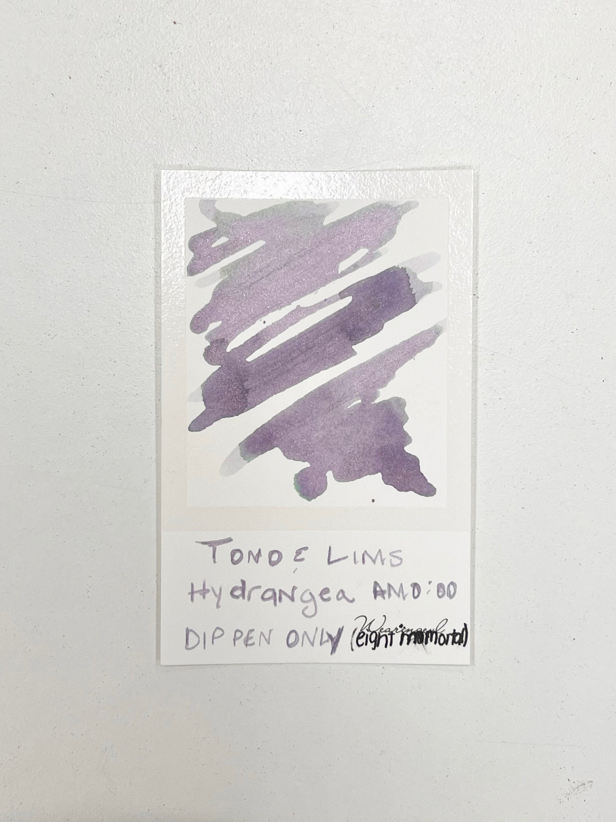 TONO & LIMS Hydrangea - 八仙花 2024 (Eight Immortals ∞) Ink (Dip