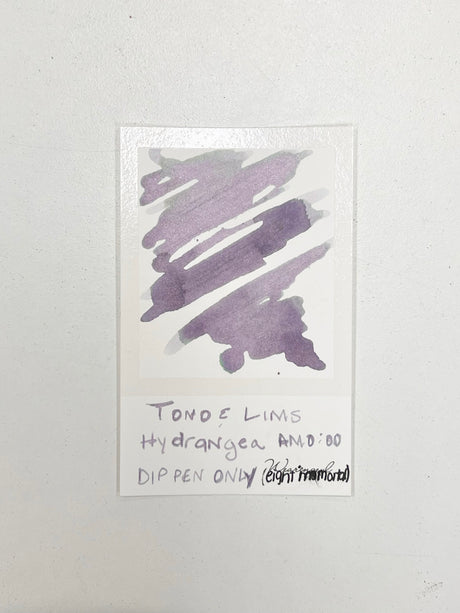 TONO & LIMS Hydrangea - 八仙花 2024 (Eight Immortals ∞) Ink (Dip Pen Only)