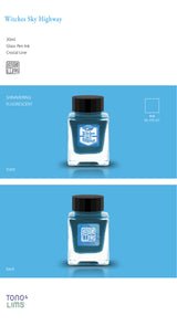 The Special Collaboration collection features inks from Tono &amp; Lims during the "A Space Walk 2025" event in New York City! These collaboration inks shine uniquely with playful elements such as shimmer paired with fluorescent colors. Studio Tessar drew inspiration from wizardry and alchemy that reflect the fantasy world, creating inks that are both fluorescent and color changing under a UV lamp.

Collaboration with Studio Tessar
30ml

Shimmer and Fluorescent
Glass Pen ONLY