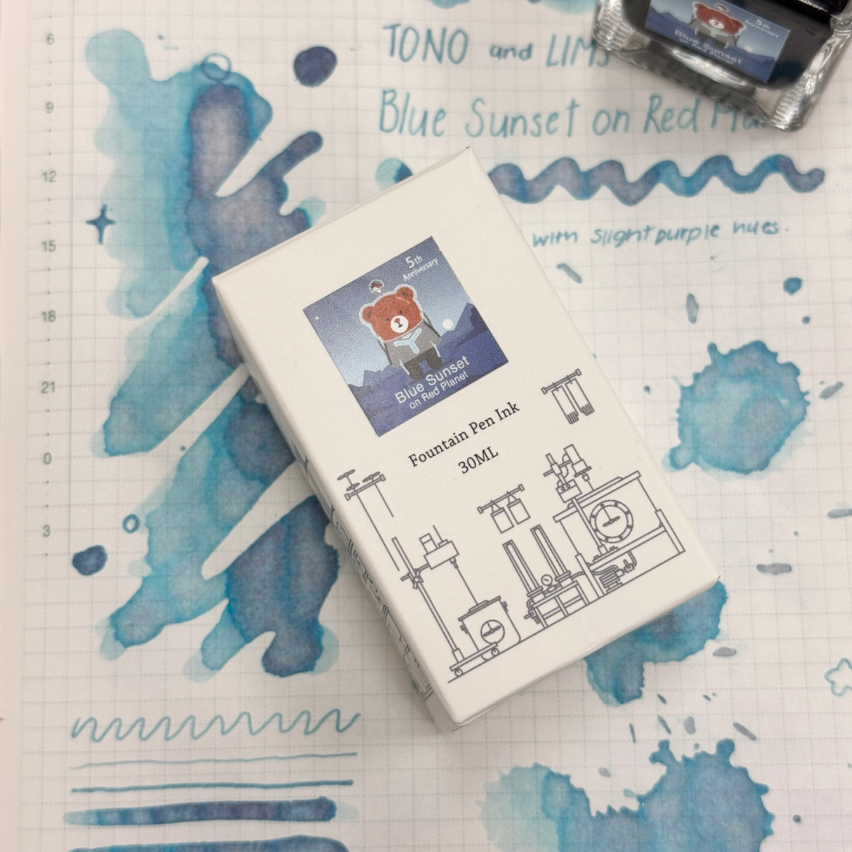 TONO & LIMS Ink - 5th Anniversary - Blue Sunset on Red Planet