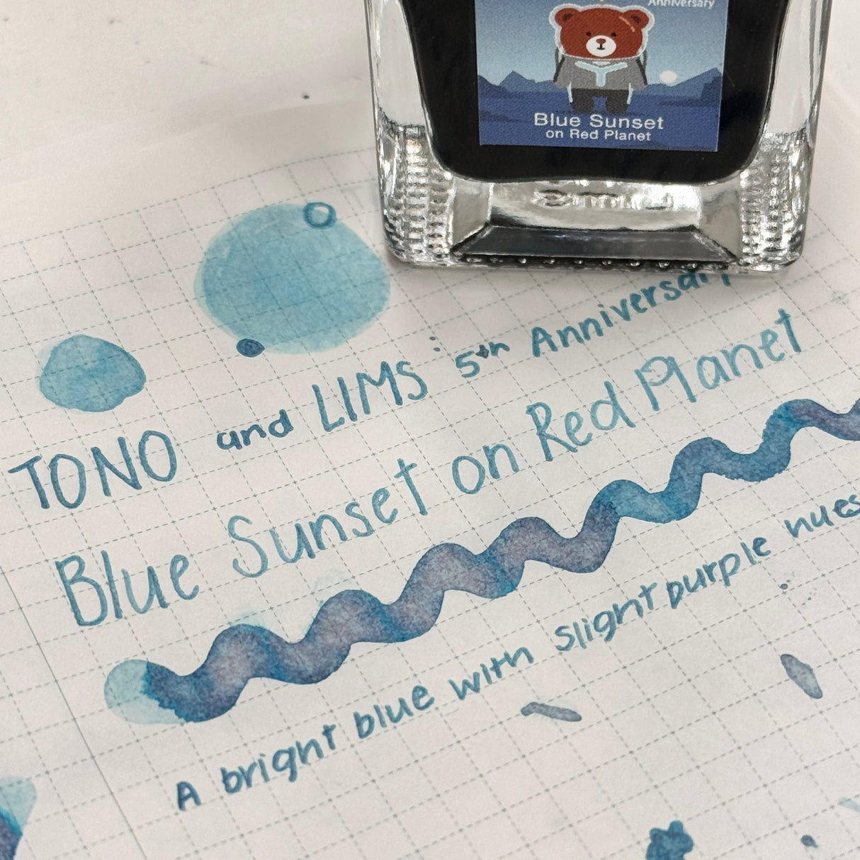 TONO & LIMS Ink - 5th Anniversary - Blue Sunset on Red Planet