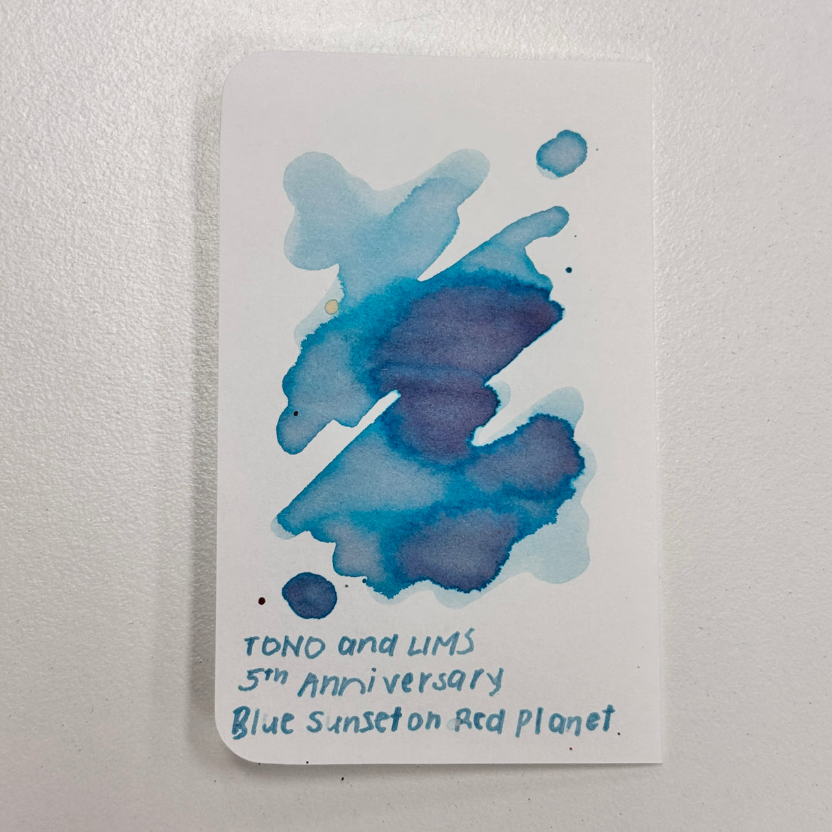 TONO & LIMS Ink - 5th Anniversary - Blue Sunset on Red Planet