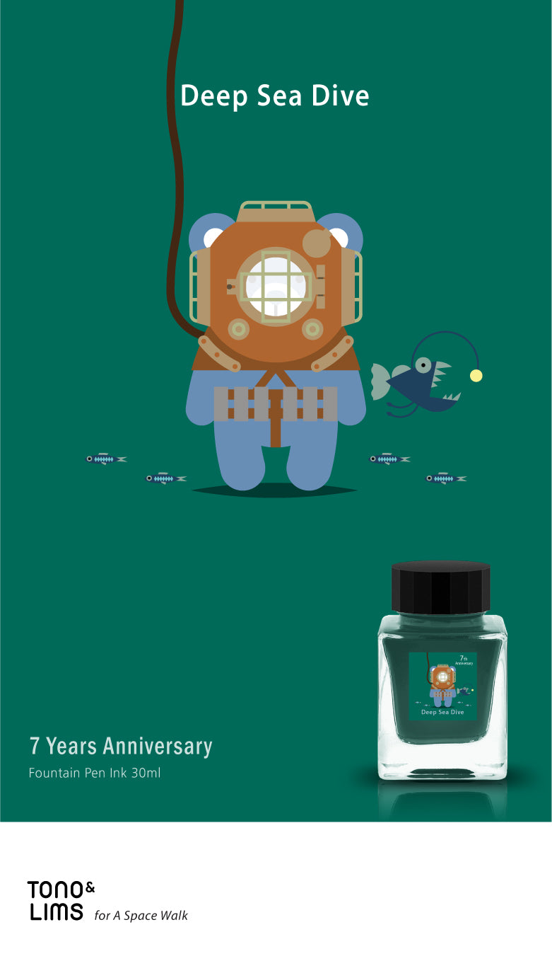 This collection was created to celebrate the 7th anniversary of Tono &amp; Lims. This collection features two inks that create strong visual impacts on paper.

30ml