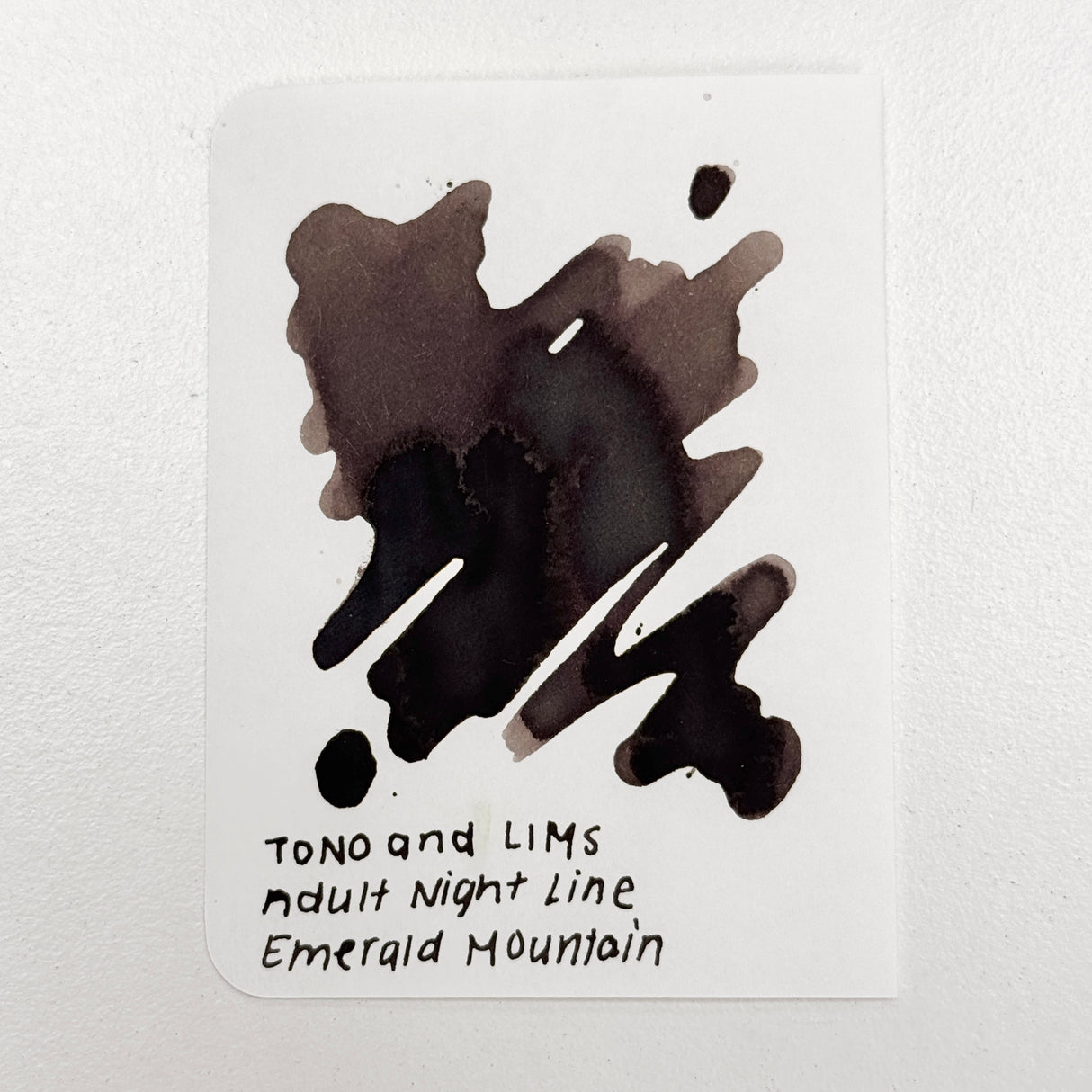 TONO & LIMS Ink - Adult Night - Emerald Mountain - Scented
