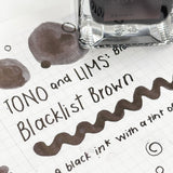 TONO & LIMS Ink - BLACK LIST - Brown
