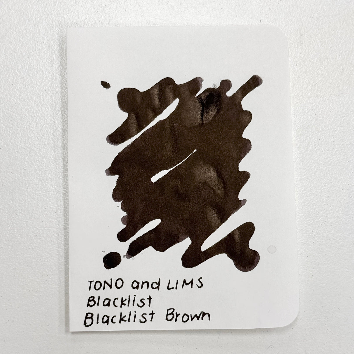 TONO & LIMS Ink - BLACK LIST - Brown