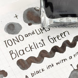 TONO & LIMS Ink - BLACK LIST - Green