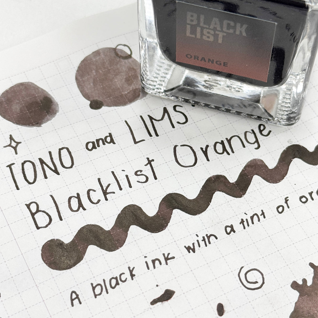 TONO & LIMS Ink - BLACK LIST - Orange