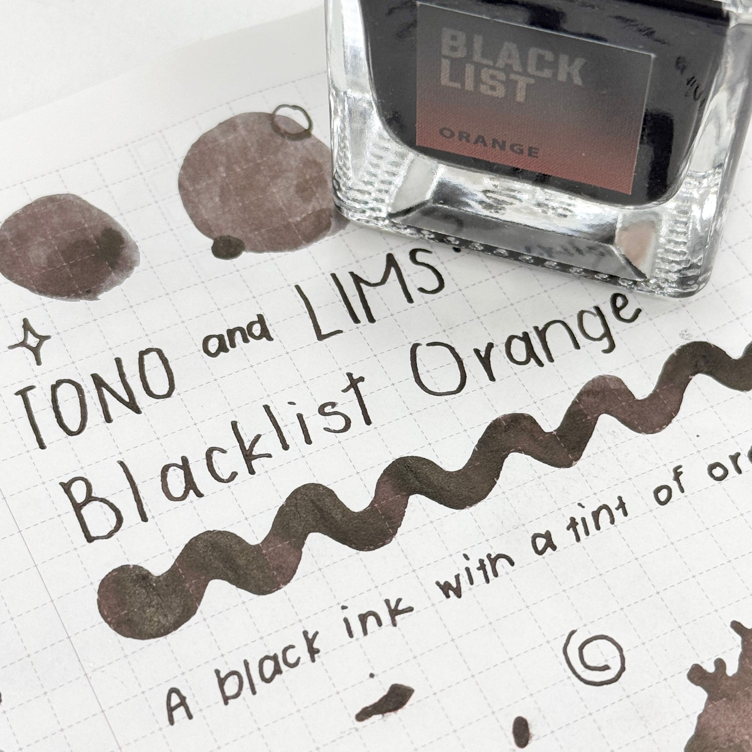 TONO & LIMS Ink - BLACK LIST - Orange