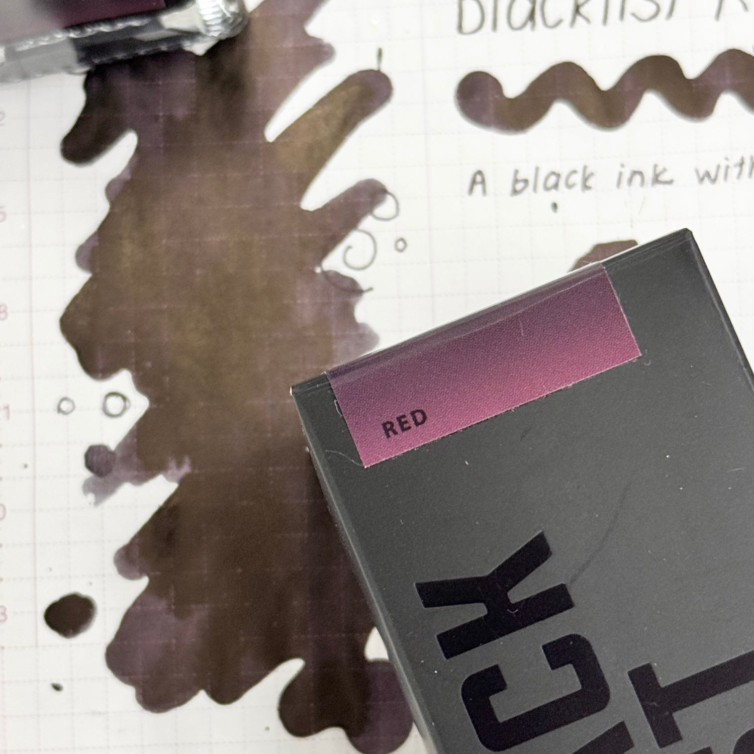 TONO & LIMS Ink - BLACK LIST - Red