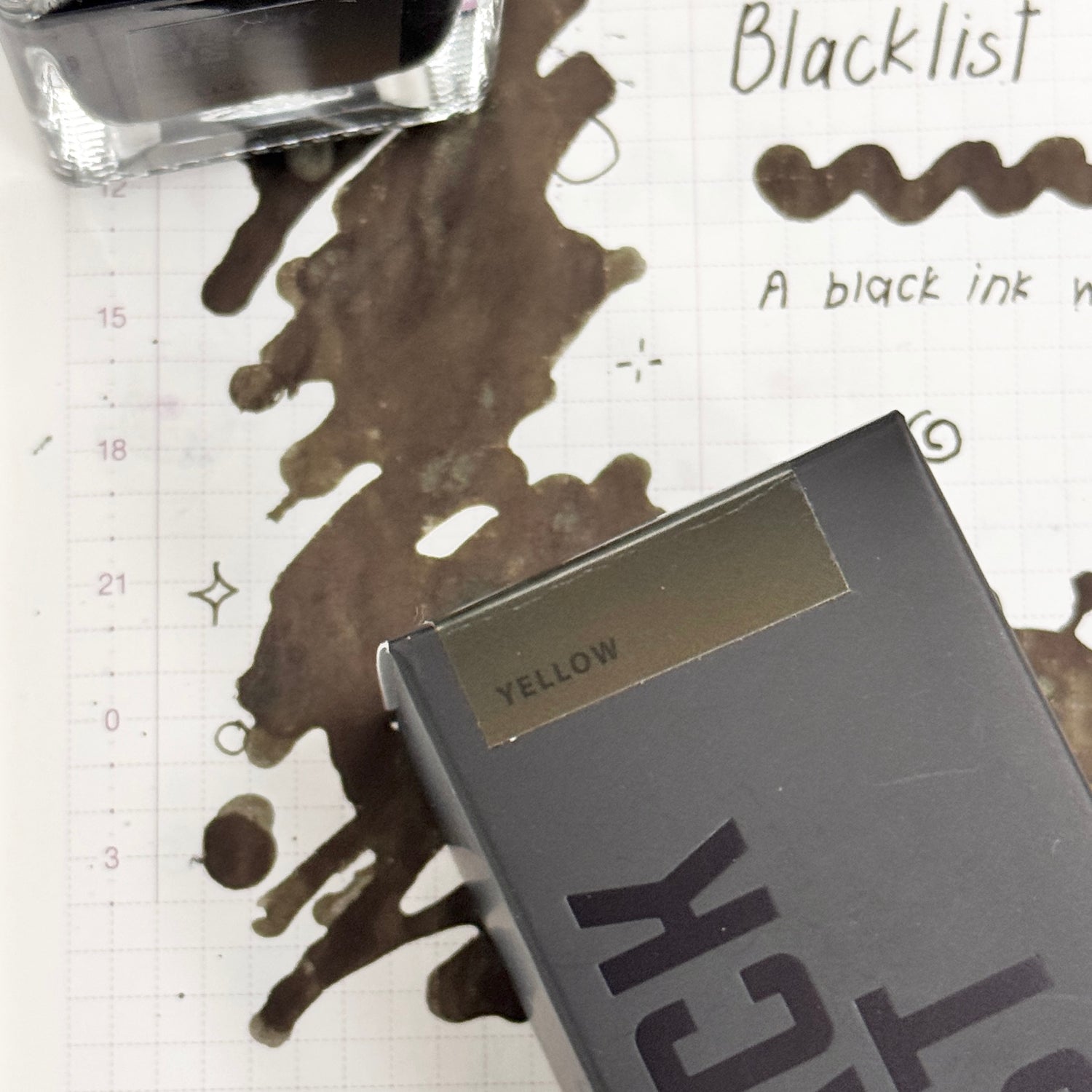 TONO & LIMS Ink - BLACK LIST - Yellow
