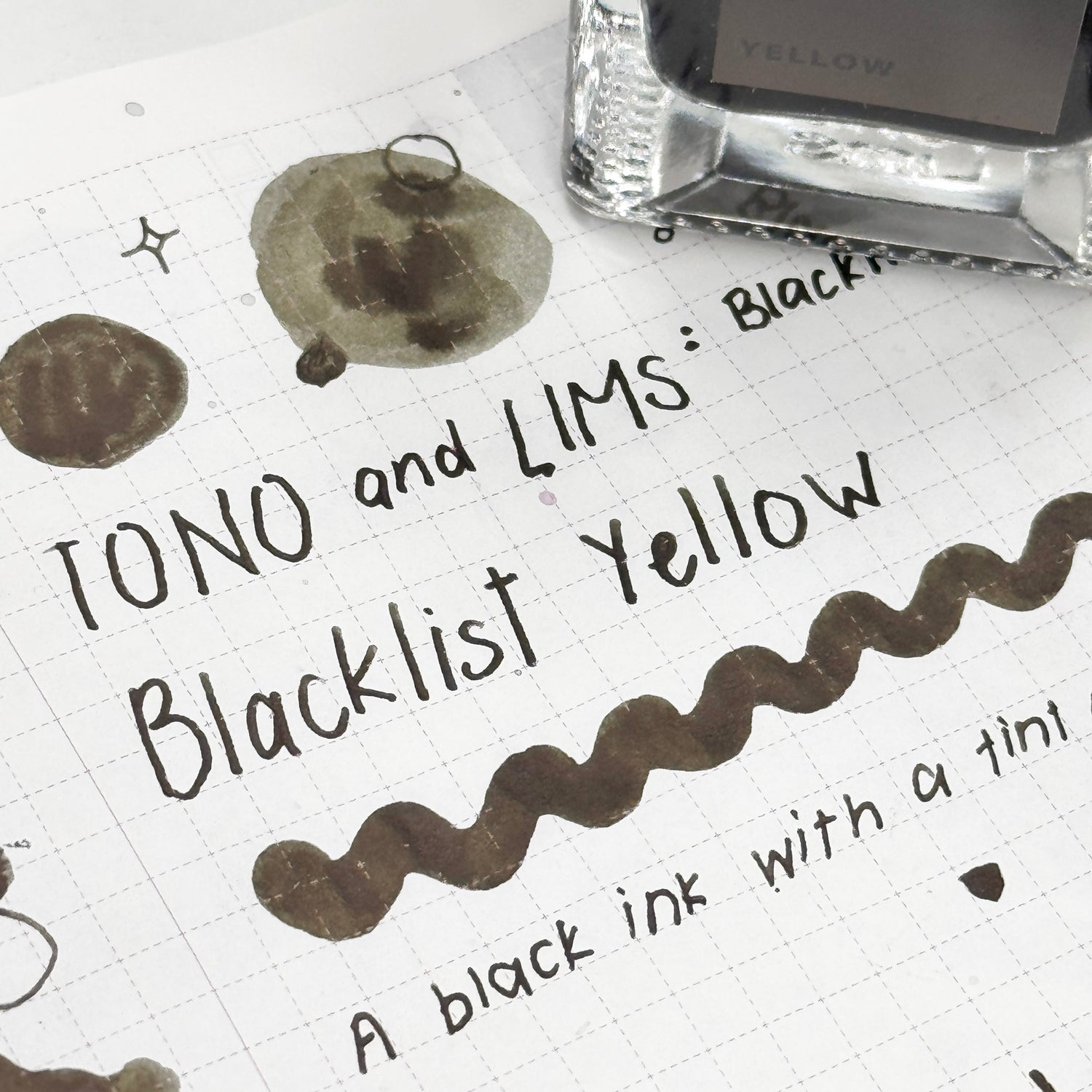TONO & LIMS Ink - BLACK LIST - Yellow