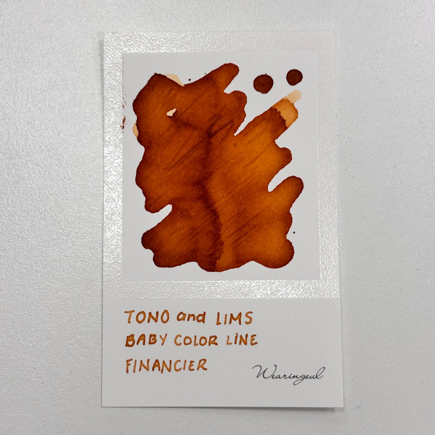 TONO & LIMS Ink - Baby Color Financier Ink