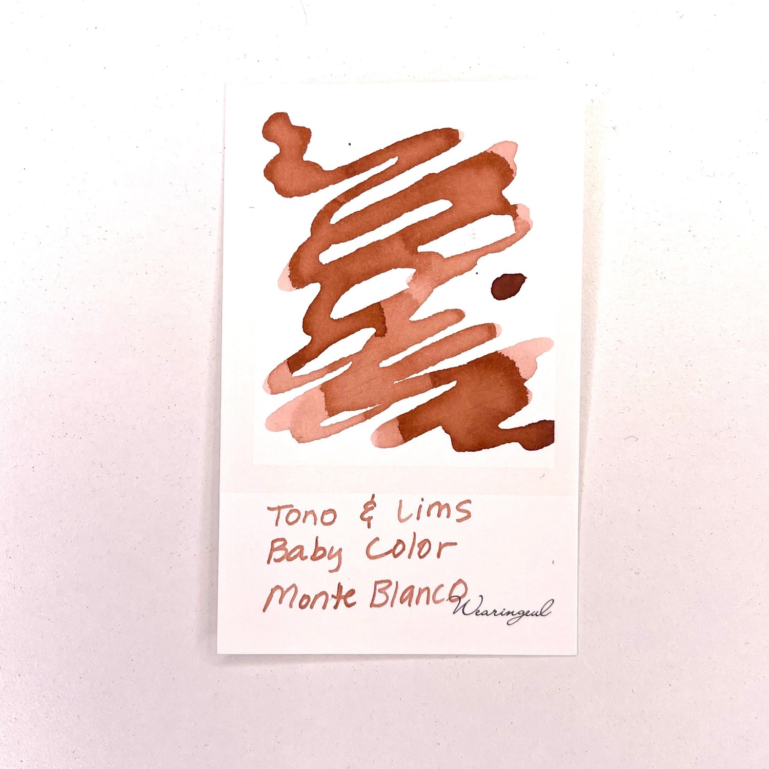 TONO & LIMS Ink - Baby Color Line - Monte Branco