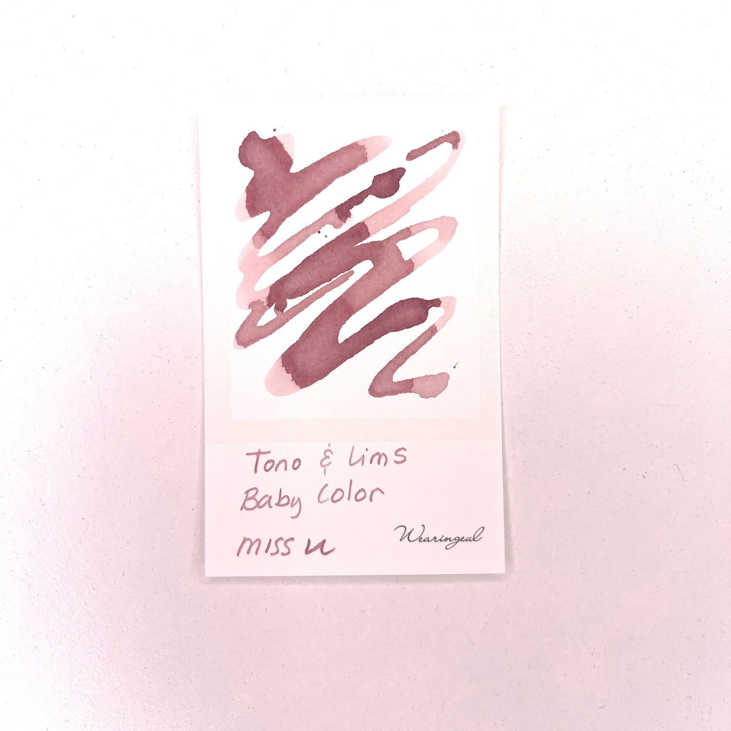 TONO & LIMS Ink - Baby Color Line - miss U