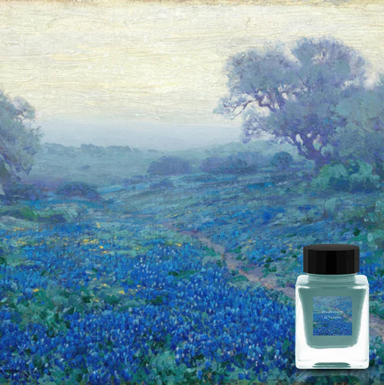 Bluebonnets at Sunrise

The Respect Collection pays homage to artistic masterpieces with inks that display the vibrant colors found in these artworks. These inks are also a part of the Crystal Line which has been produced specifically for glass pens.&nbsp;

Art work reference: Bluebonnets at Sunrise,&nbsp;1917, by Robert Julian Onderdonk.

30ml

Glass Pen Only