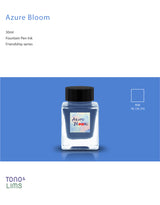 Tono &amp; Lims Friendship Line Fountain Pen Ink Collection where every ink in the Friendship Line embodies the power of friendship through beautifully crafted colors that flow effortlessly on the page. Add a personal touch to your work with a variety of hues that are as diverse and special as the friendships we cherish.

30ml