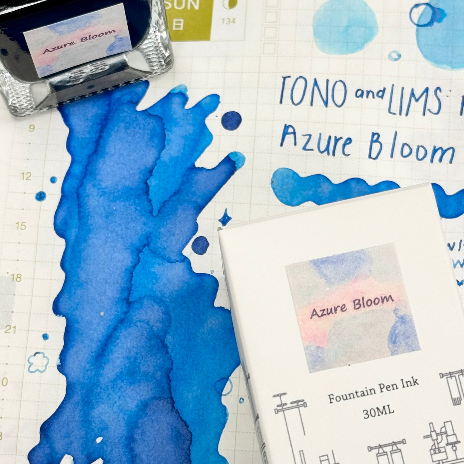 TONO & LIMS Ink - Friendship - Azure Bloom