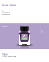 Tono &amp; Lims Friendship Line Fountain Pen Ink Collection where every ink in the Friendship Line embodies the power of friendship through beautifully crafted colors that flow effortlessly on the page. Add a personal touch to your work with a variety of hues that are as diverse and special as the friendships we cherish.

30ml

Shimmering