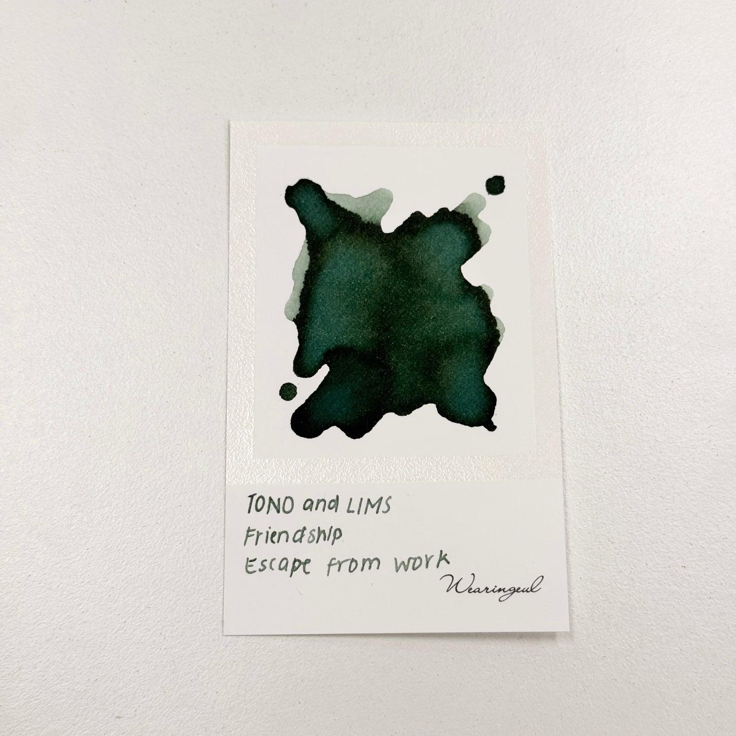 TONO & LIMS Ink - Friendship - Escape From Work
