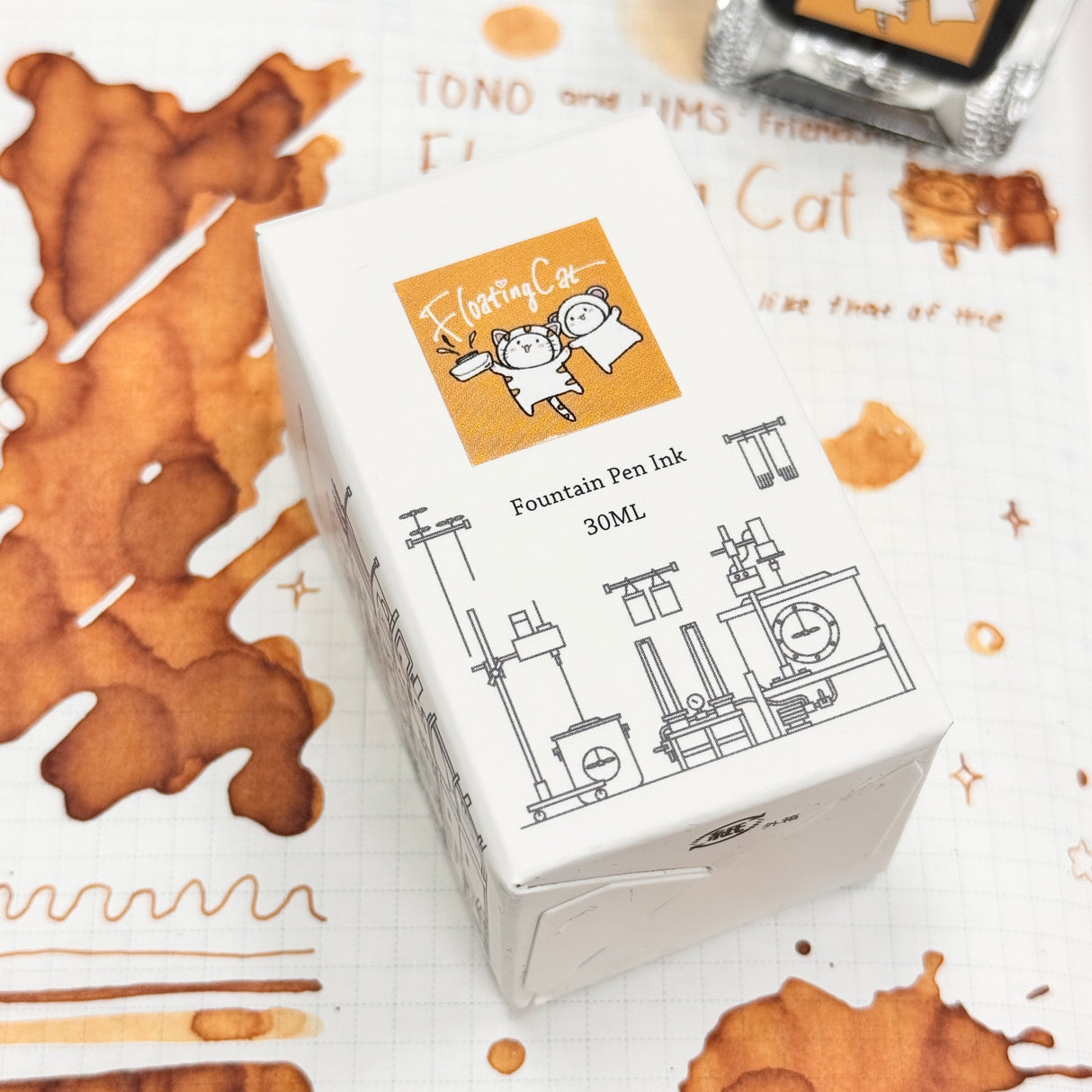 TONO & LIMS Ink - Friendship - Floating Cat