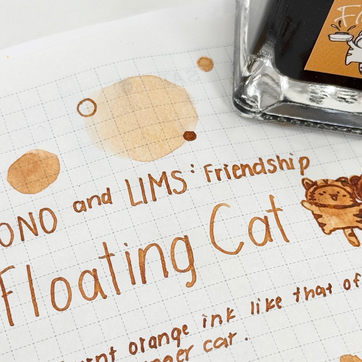 TONO & LIMS Ink - Friendship - Floating Cat