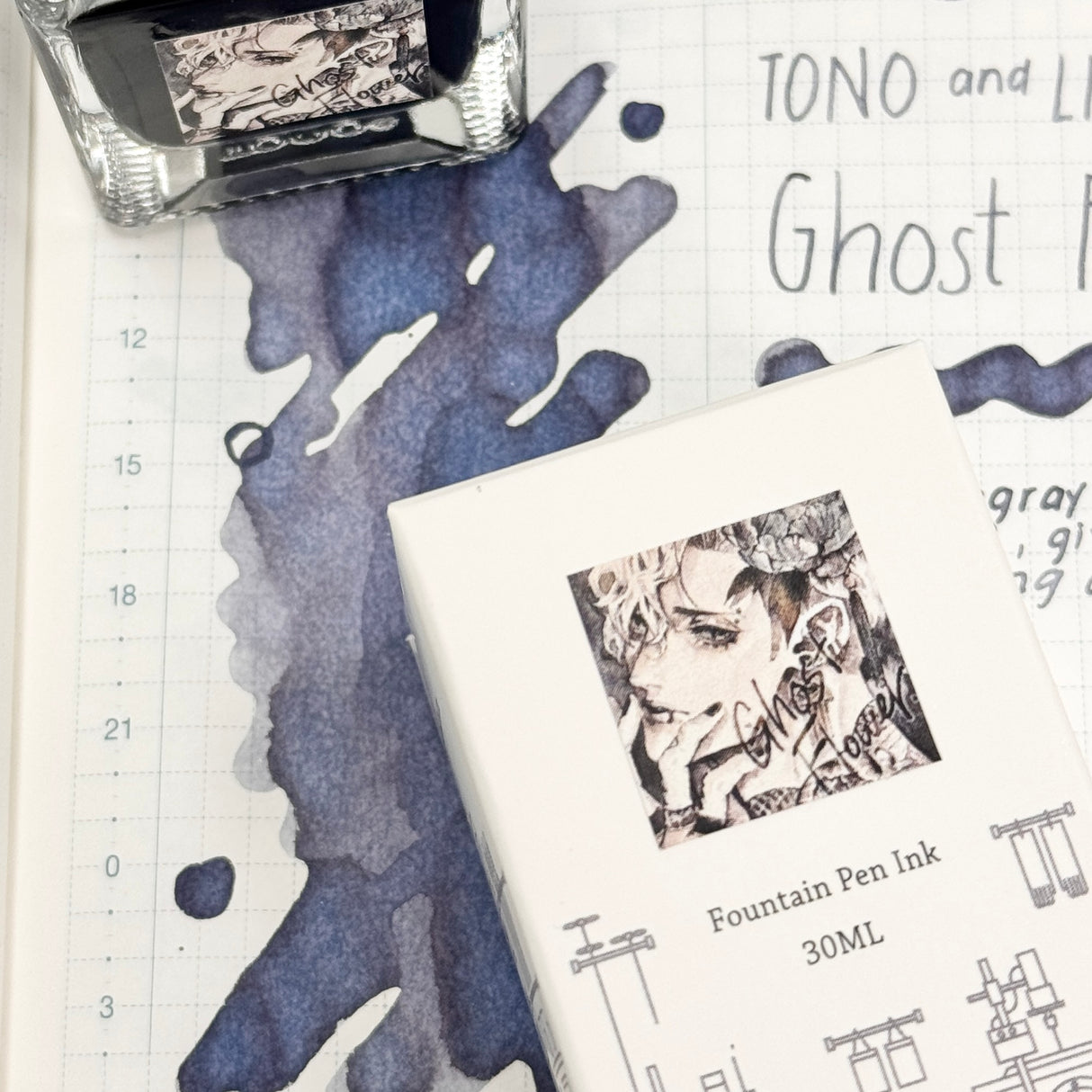 TONO & LIMS Ink - Friendship - Ghost Flower