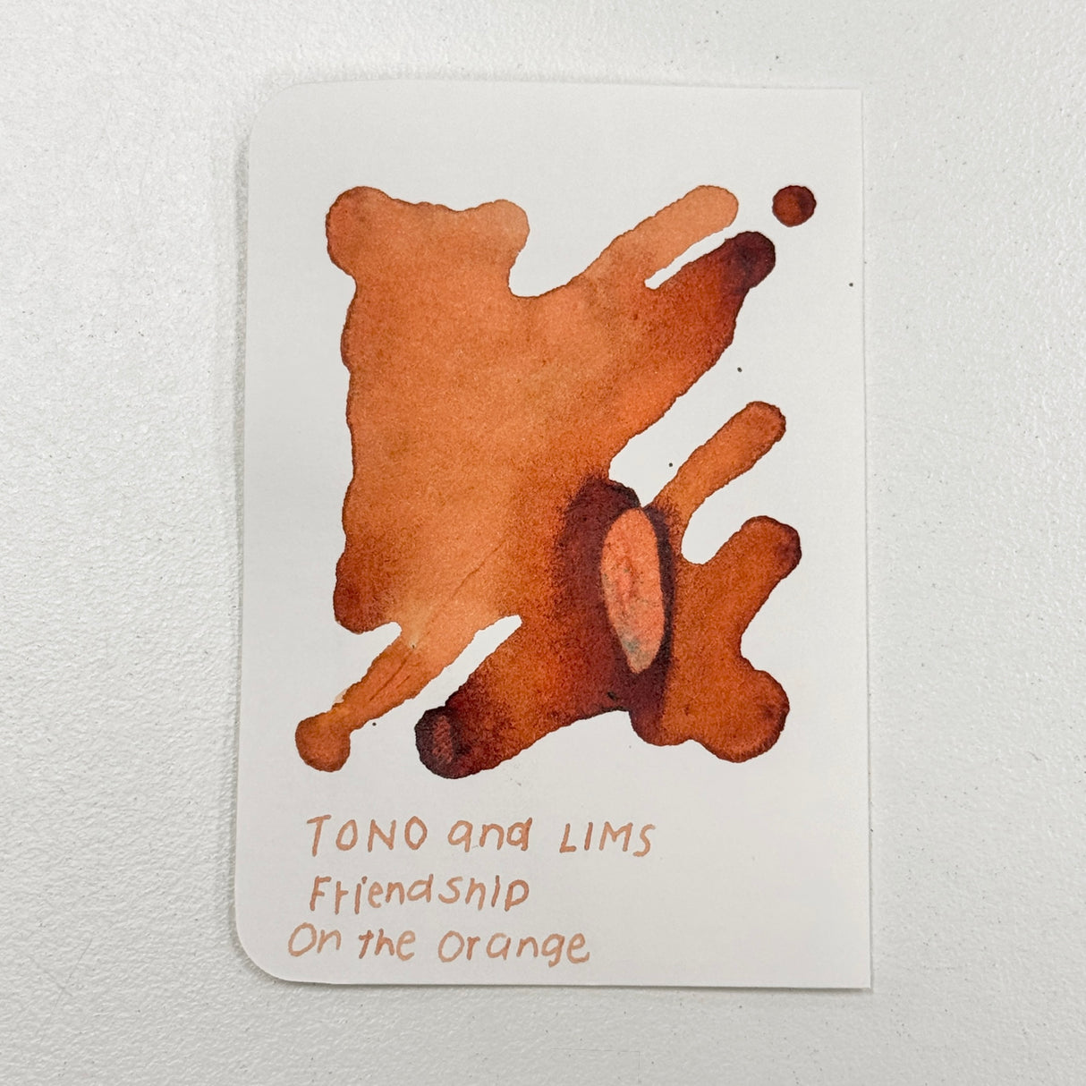 TONO & LIMS Ink - Friendship - On the Orange