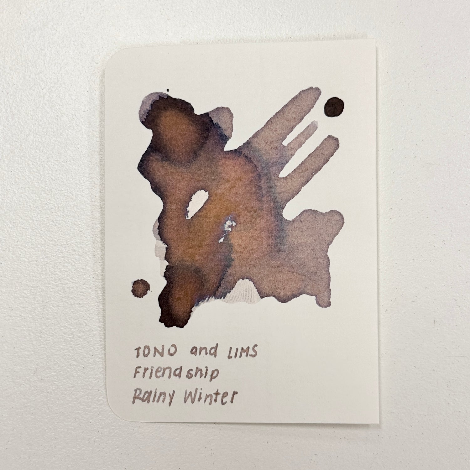 TONO & LIMS Ink - Friendship - Rainy Winter