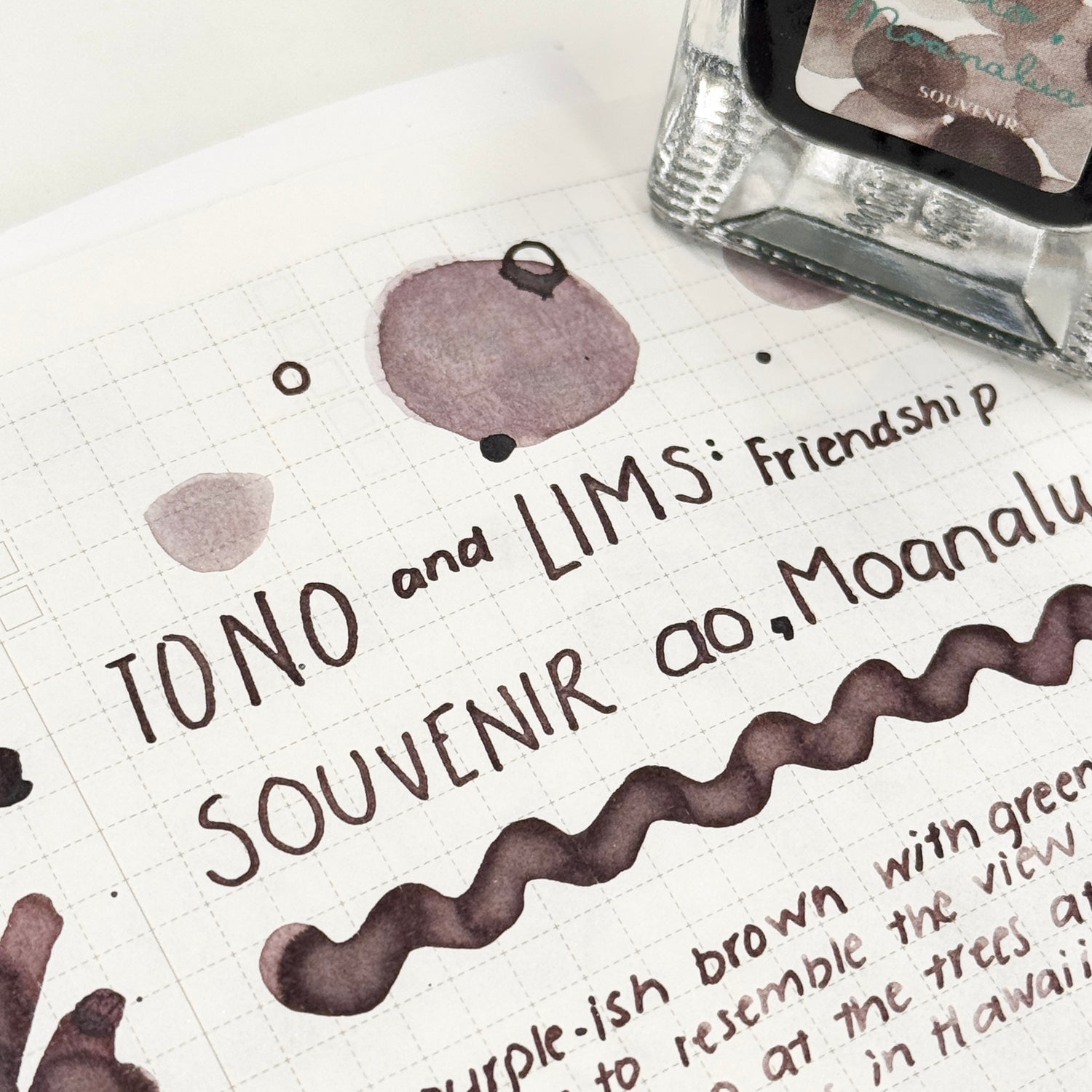 TONO & LIMS Ink - Friendship - SOUVENIR, ao, Moanalua
