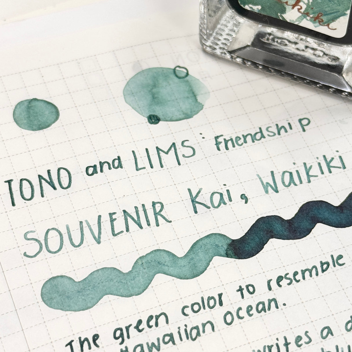 TONO & LIMS Ink - Friendship - SOUVENIR, kai, Waikiki