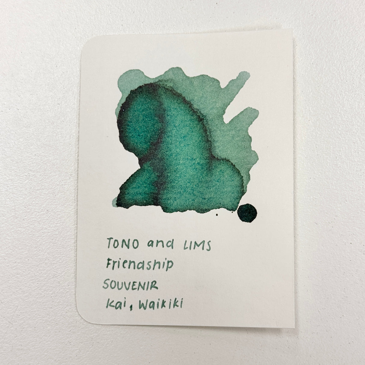 TONO & LIMS Ink - Friendship - SOUVENIR, kai, Waikiki