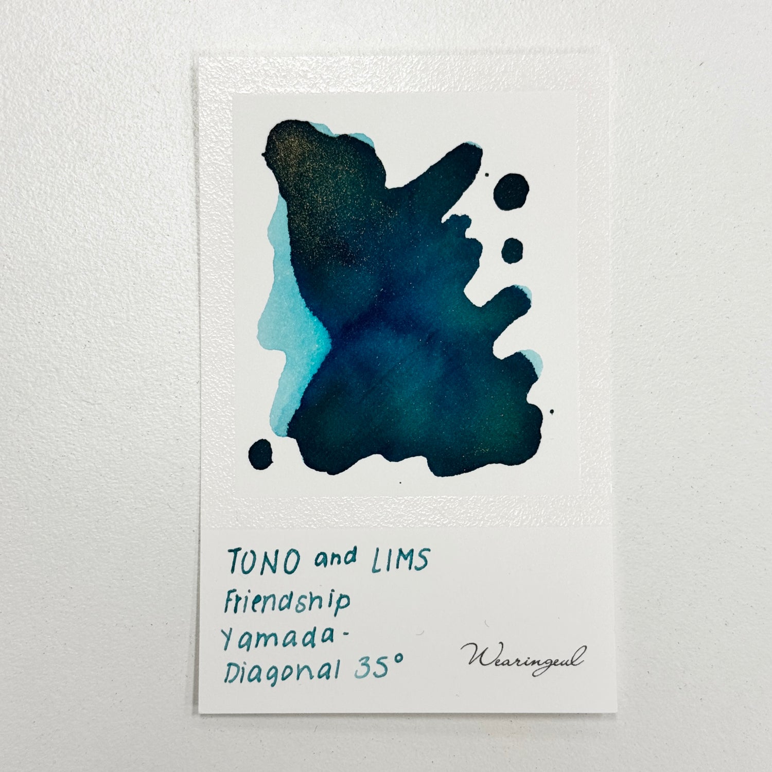 TONO & LIMS Ink - Friendship - Yamada Diagonal 35˚ (ヤマダ ななめ)